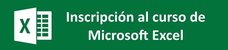 Inscripción al curso de Microsoft Excel
